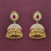 Antique Jhumki With Matte Gold Plating
