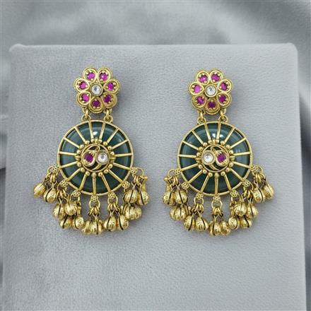 Antique Classic Earring With Gold Plating