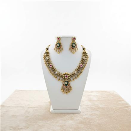Antique Classic Necklace With Gold Plating
