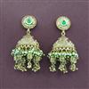 Antique Jhumki With Matte Gold Plating