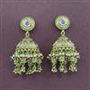 Antique Jhumki With Matte Gold Plating