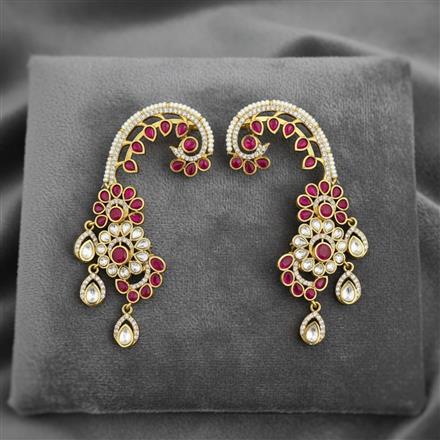 Antique Earcuff With Gold Plating