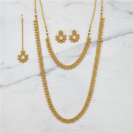 Antique Combo Necklace Set Set With Gold Plating