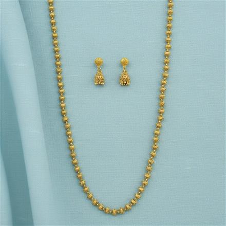 Antique Mala Necklace Set Set With Gold Plating