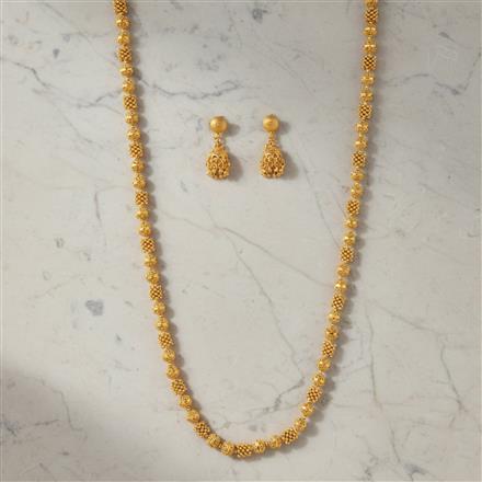 Antique Mala Necklace Set With Gold Plating