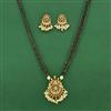 Antique Moti Mangalsutra With Gold Plating