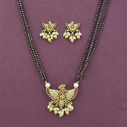 Antique Classic Mangalsutra With Gold Plating