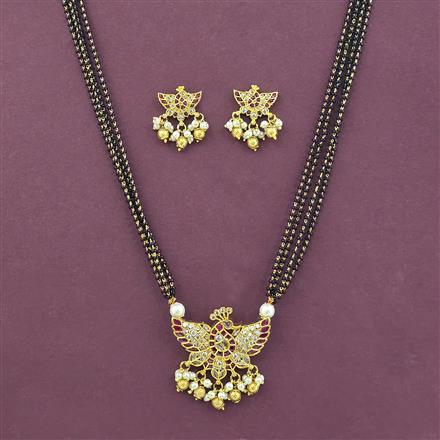 Antique Classic Mangalsutra With Gold Plating