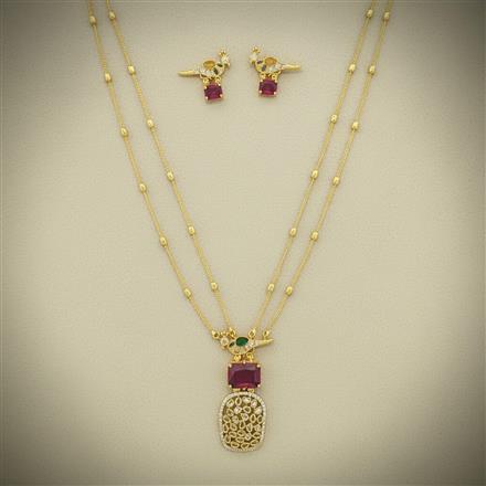 Antique Classic Pendant Set With Gold Plating