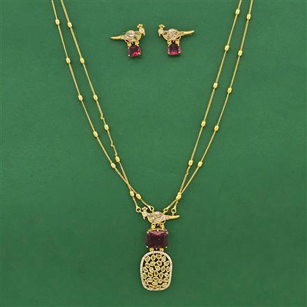Antique Classic Pendant Set With Gold Plating