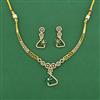 Antique Classic Necklace Set Set With Gold Plating