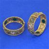 Antique Openable Bangles With Matte Gold Plating