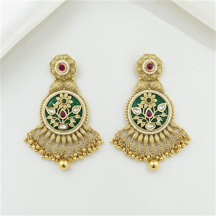 Antique Classic Earring With Gold Plating
