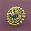 Antique Adjustable Ring With Gold Plating