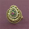 Antique Adjustable Ring With Gold Plating