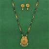 Antique Temple Mangalsutra With Matte Gold Plating