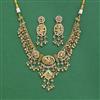 Antique Classic Necklace Set With Gold Plating