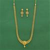 Antique Long Necklace Set Set With Gold Plating