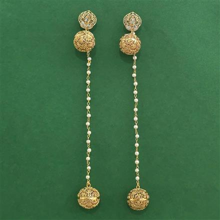Antique Kashmiri Earring With Gold Plating