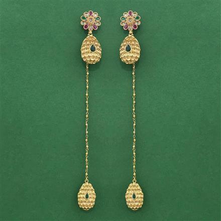 Antique Kashmiri Earring With Gold Plating