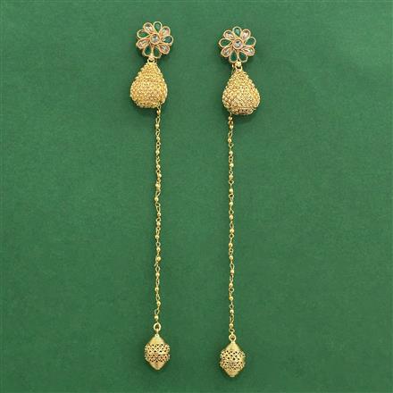 Antique Kashmiri Earring With Gold Plating