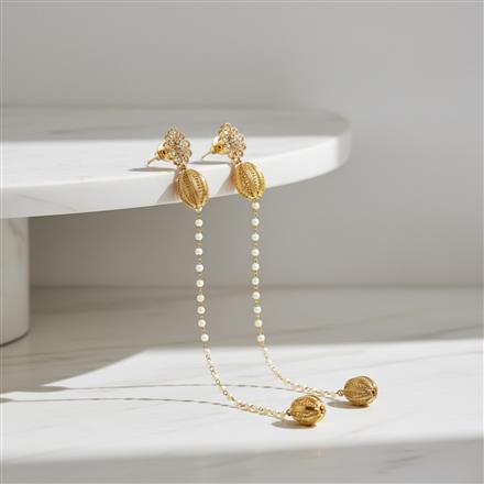 Antique Moti Earring With Gold Plating