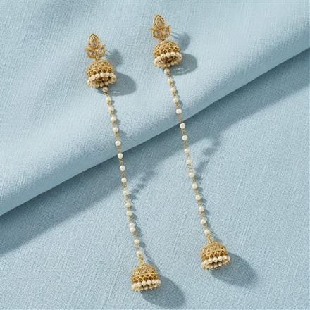 Antique Kashmiri Jhumki With Gold Plating