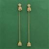 Antique Kashmiri Jhumki With Gold Plating