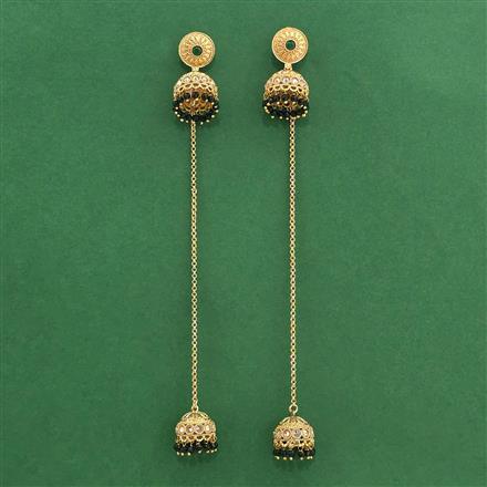 Antique Kashmiri Jhumki With Gold Plating
