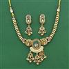 Antique Meenakari Necklace Set Set With Gold Plating