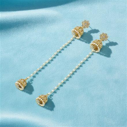 Antique Kashmiri Jhumki With Gold Plating