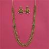 Antique South Indian Necklace Set With Matte Gold Plating