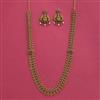 Antique South Indian Necklace Set With Matte Gold Plating
