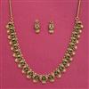 Antique Temple Necklace Set With Gold Plating