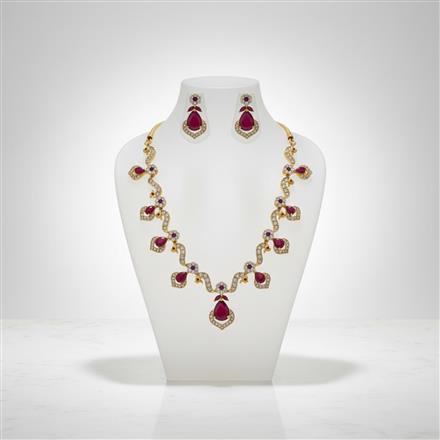 Antique Classic Necklace Set With Gold Plating