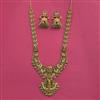Antique South Indian Necklace Set With Matte Gold Plating