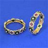 Antique Openable Bangles With Matte Gold Plating