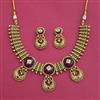 Antique Classic Necklace Set With Gold Plating