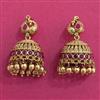 Antique Jhumki With Matte Gold Plating