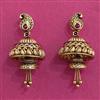 Antique Jhumki With Matte Gold Plating