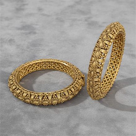 Antique Openable Bangles With Gold Plating