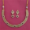 Antique Moti Necklace Set With Gold Plating