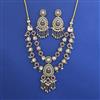 Antique Heritage Necklace With Mehndi Plating