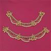 Antique Moti Payal With Gold Plating