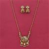 Antique Moti Pendant Set With Gold Plating