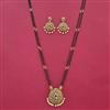 Antique Moti Mangalsutra With Gold Plating