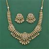 Antique Moti Necklace Set With Gold Plating