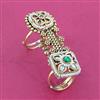 Antique Adjustable Ring With Gold Plating