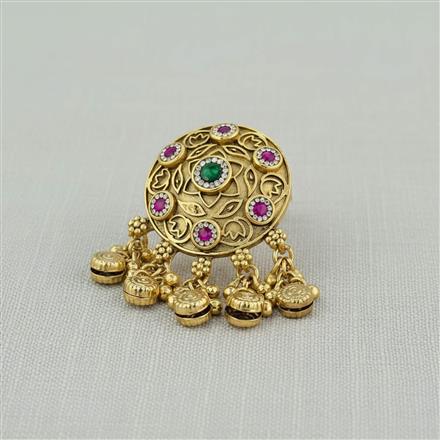 Antique Adjustable Ring With Gold Plating
