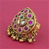 Antique Adjustable Ring With Gold Plating